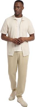 Onia Button Front Elastic Linen Pant