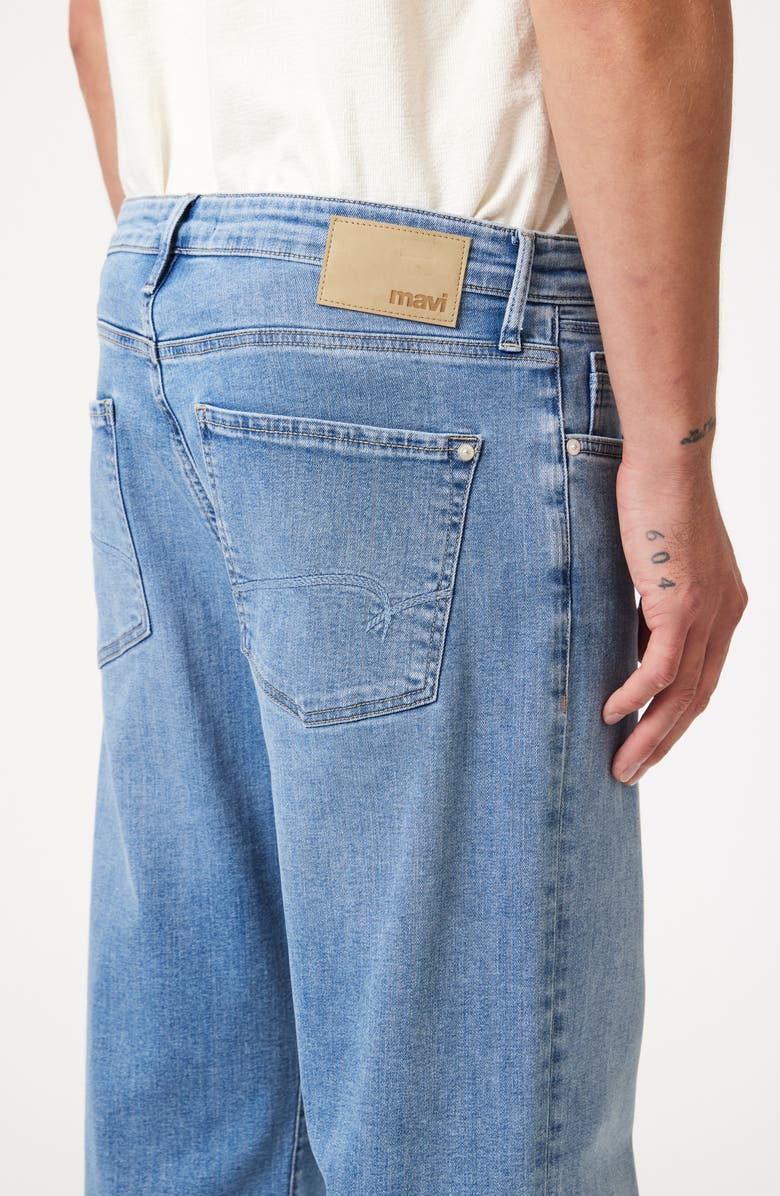 Mavi Jeans Marcel Relaxed Straight Leg Jeans, Alternate, color, Bleached Williamsburg
