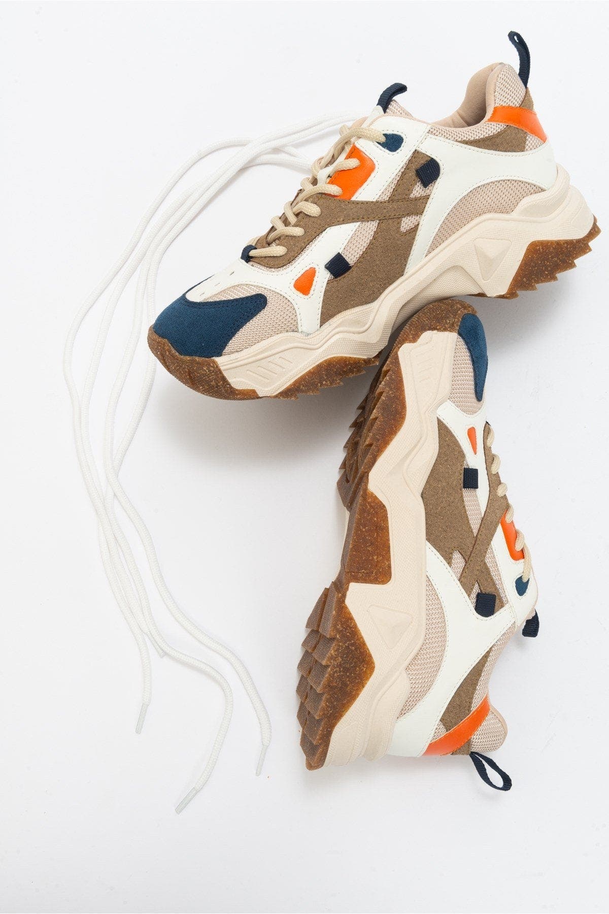 Prologue Shoes Loretta Platform Sneakers, Alternate, color, Navy Multi