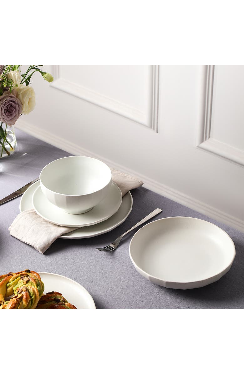 Stone Lain Rio Stoneware 4-Piece Pasta Bowl Set, Alternate, color, Beige