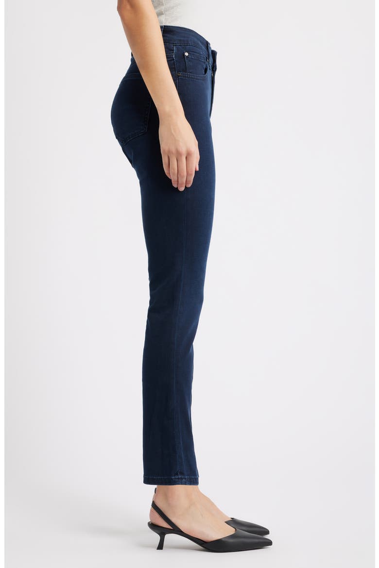 Kathleen Mid Waist Slim Boyfriend Jeans, Alternate, color, INK FEATHER LUXE
