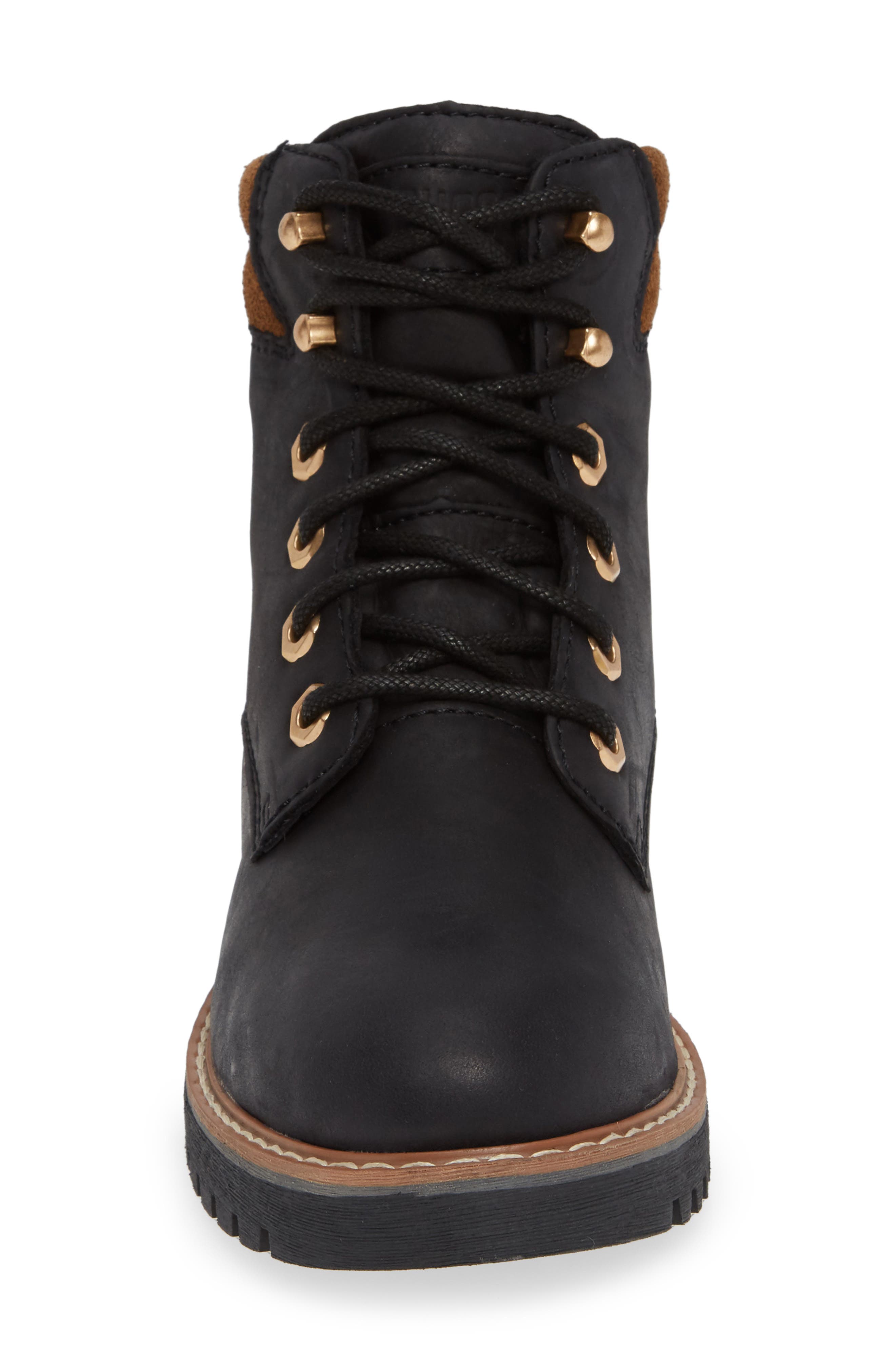 Heston Waterproof Insulated Hiking Boot, Alternate, color, BLACK LEATHERDNU