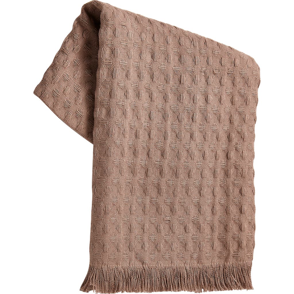 Tag Wellbeing Waffle Hand Towel Latte Brown Cotton Kitchen Towel For Everyday Use 30 X 20 Inches Mac In Brown