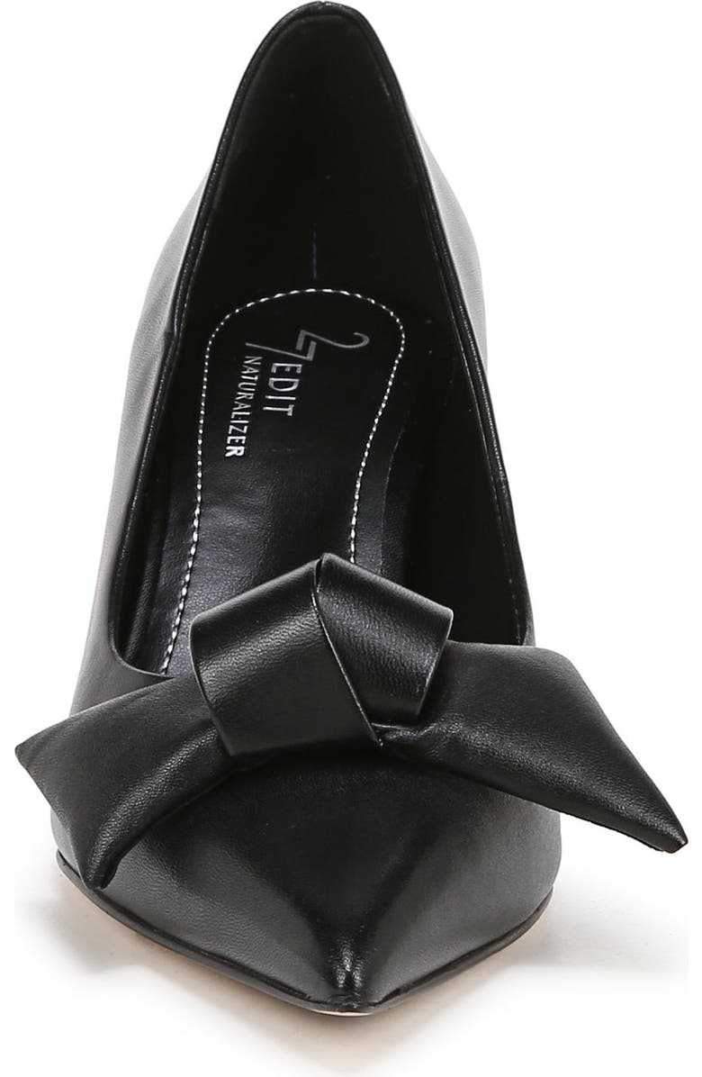 27 EDIT Naturalizer Emery Bow Pointed Toe Pump, Alternate, color,