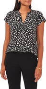 Chaus Split Neck Georgette Blouse
