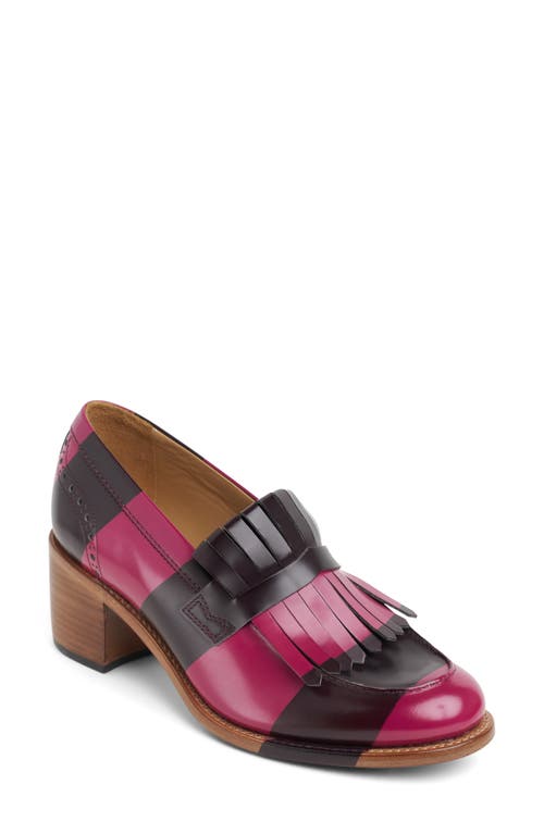 The Office Of Angela Scott Miss Day Kiltie Fringe Pump In Purple