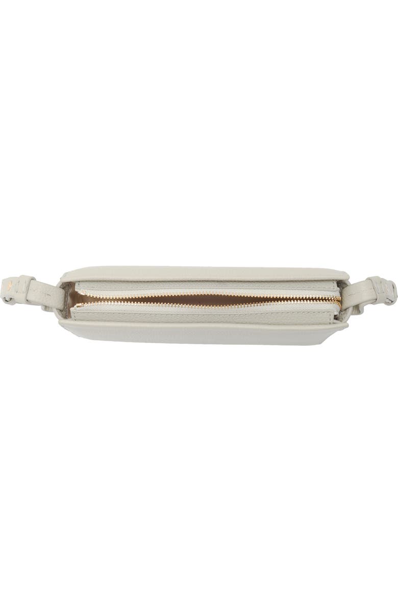 Vince Smyrna Pebble Leather Wallet on Strap, Alternate, color, Dove
