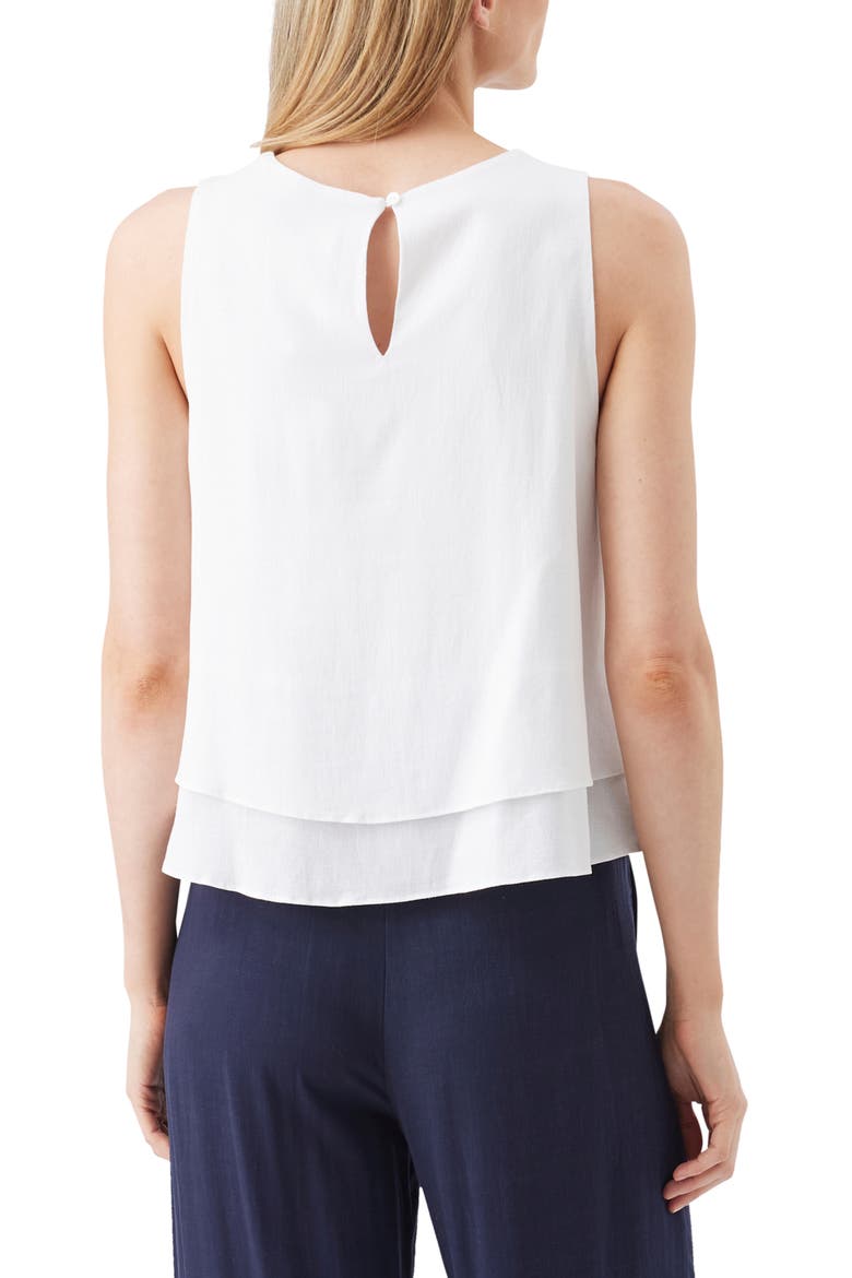 Lois Nursing Top, Alternate, color, White