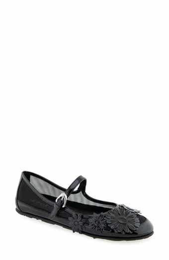 Aerosoles Petal Mary Jane Mesh Flat