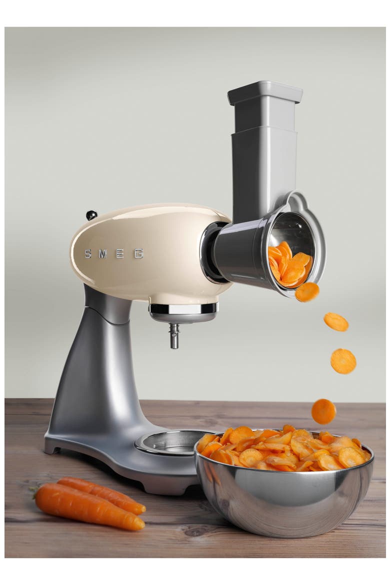 Slicer & Grater Mixer Attachment, Alternate, color, WHITE