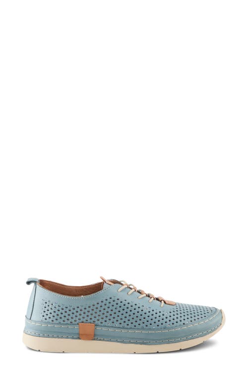Spring Step Breen Perforated Sneaker In Blue