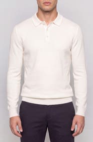 Onia Sullivan Long Sleeve Cotton Polo