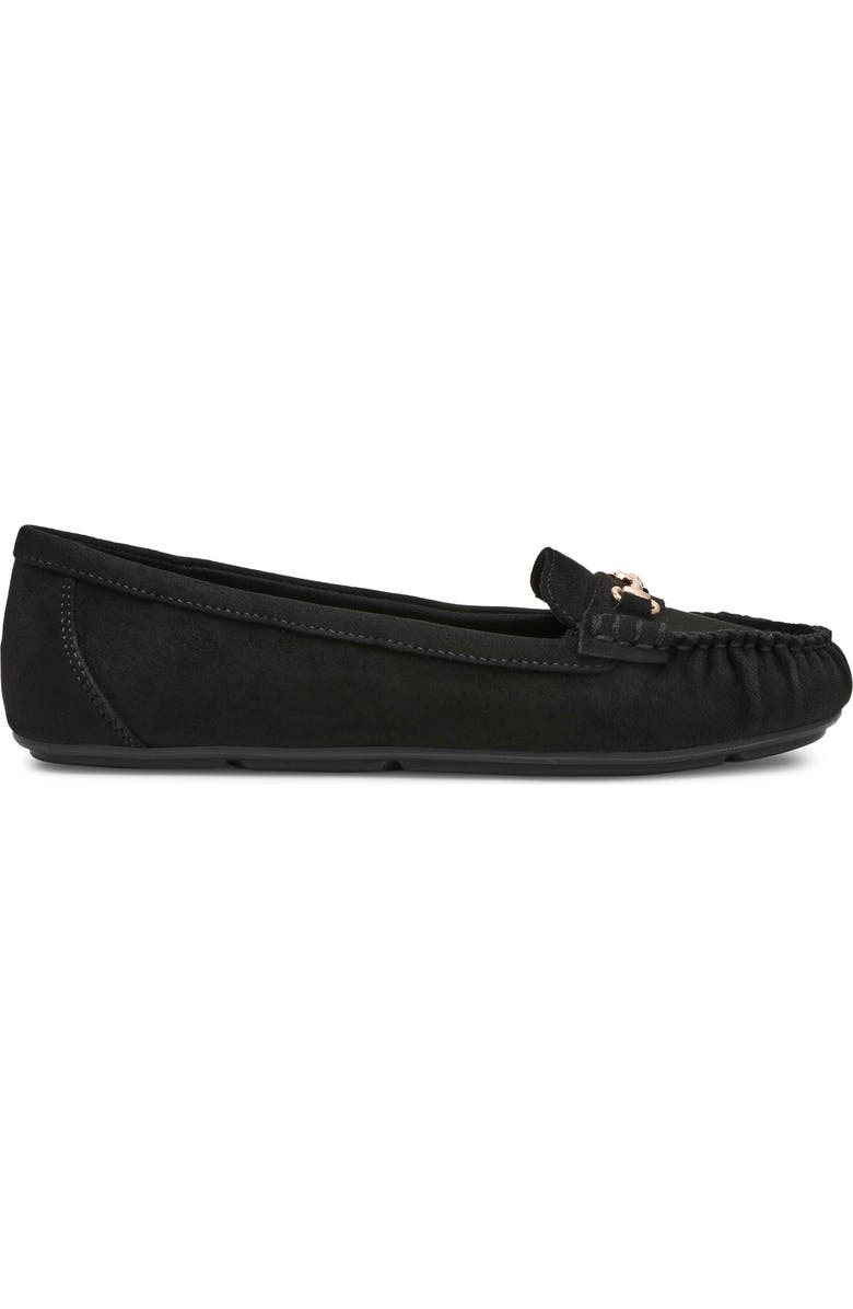Anne Klein Hewlett Bit Loafer, Alternate, color, Black Suede