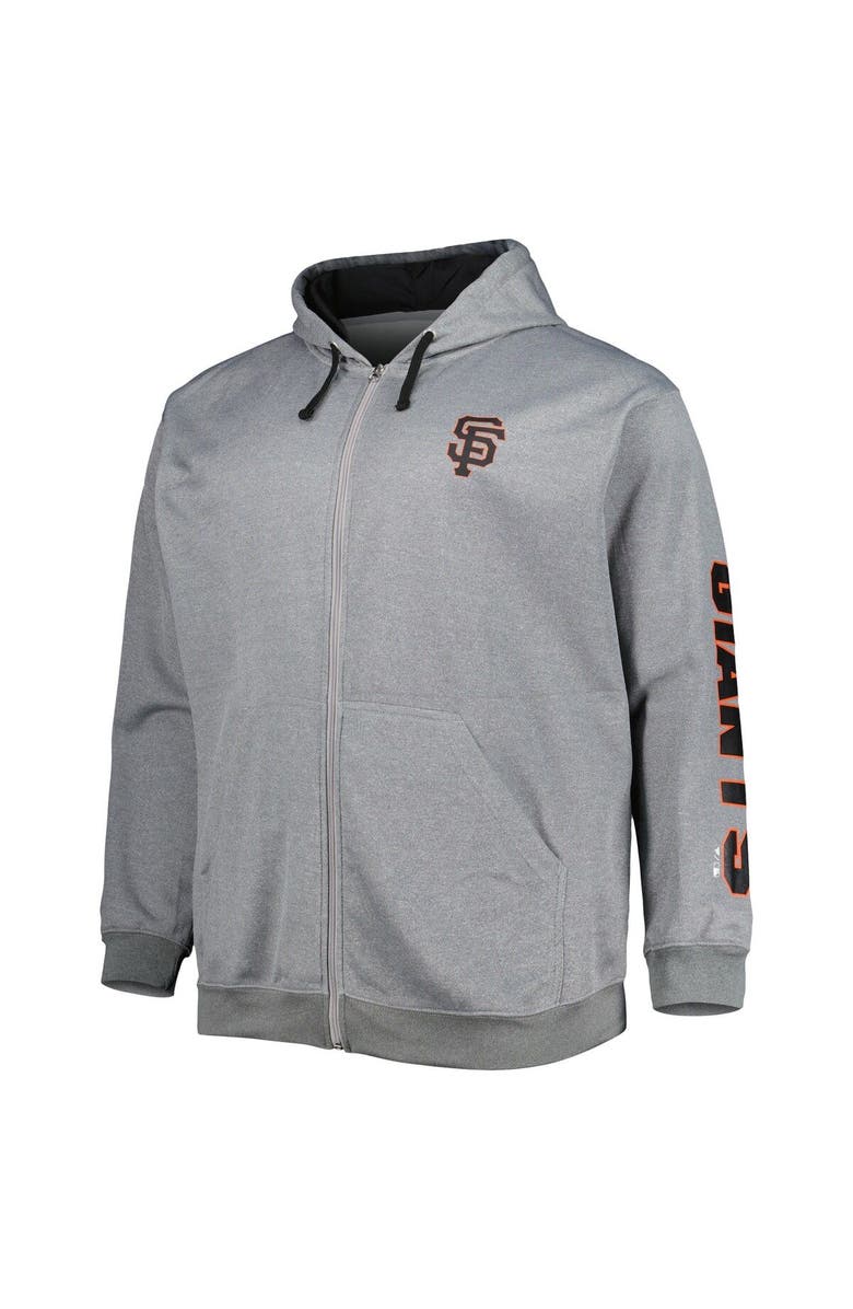 PROFILE Men's Profile Ash San Francisco Giants Big & Tall Pullover Hoodie, Alternate, color, Ash
