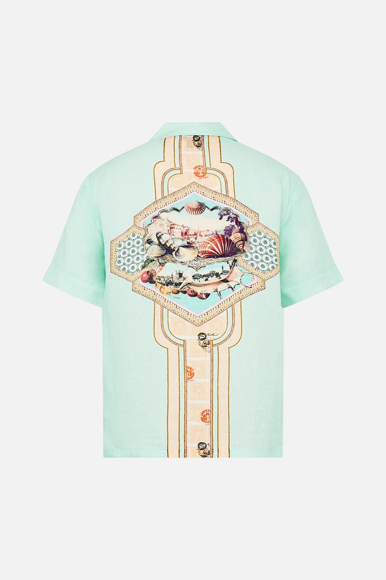 Short Sleeve Cabana Shirt With Love From Türkiye, Alternate, color, With Love From Türkiye