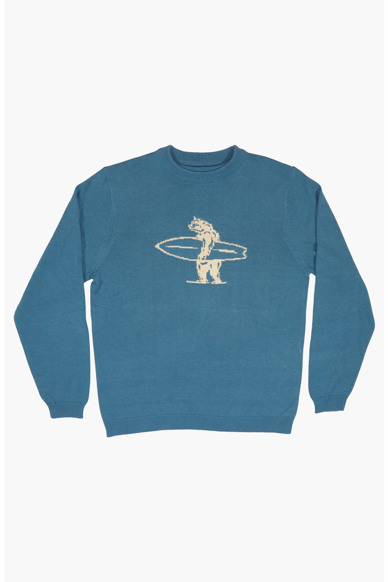 Mini Brutus Knit Sweater, Main, color, Moonlight Blue