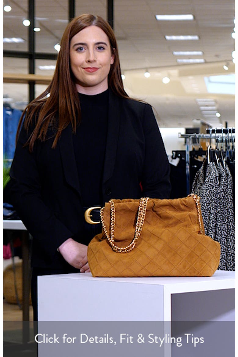 Fleming Soft Quilted Suede Hobo Bag video