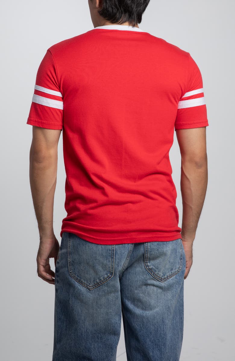 Elwood Vintage Cavaliers Football Tee, Alternate, color, Red/ White