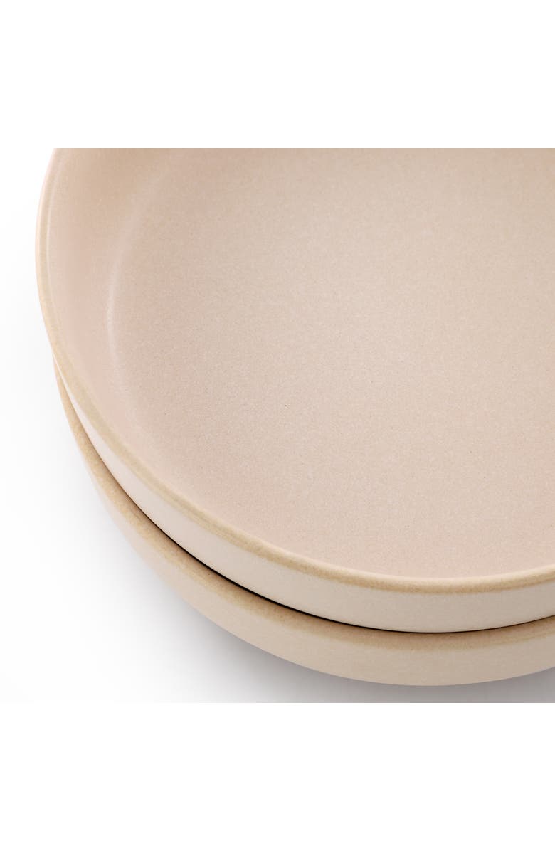 Soho Lounge Bryant Park 2 Piece 8 Inch Stoneware Dinner Bowl Set, Alternate, color, Beige