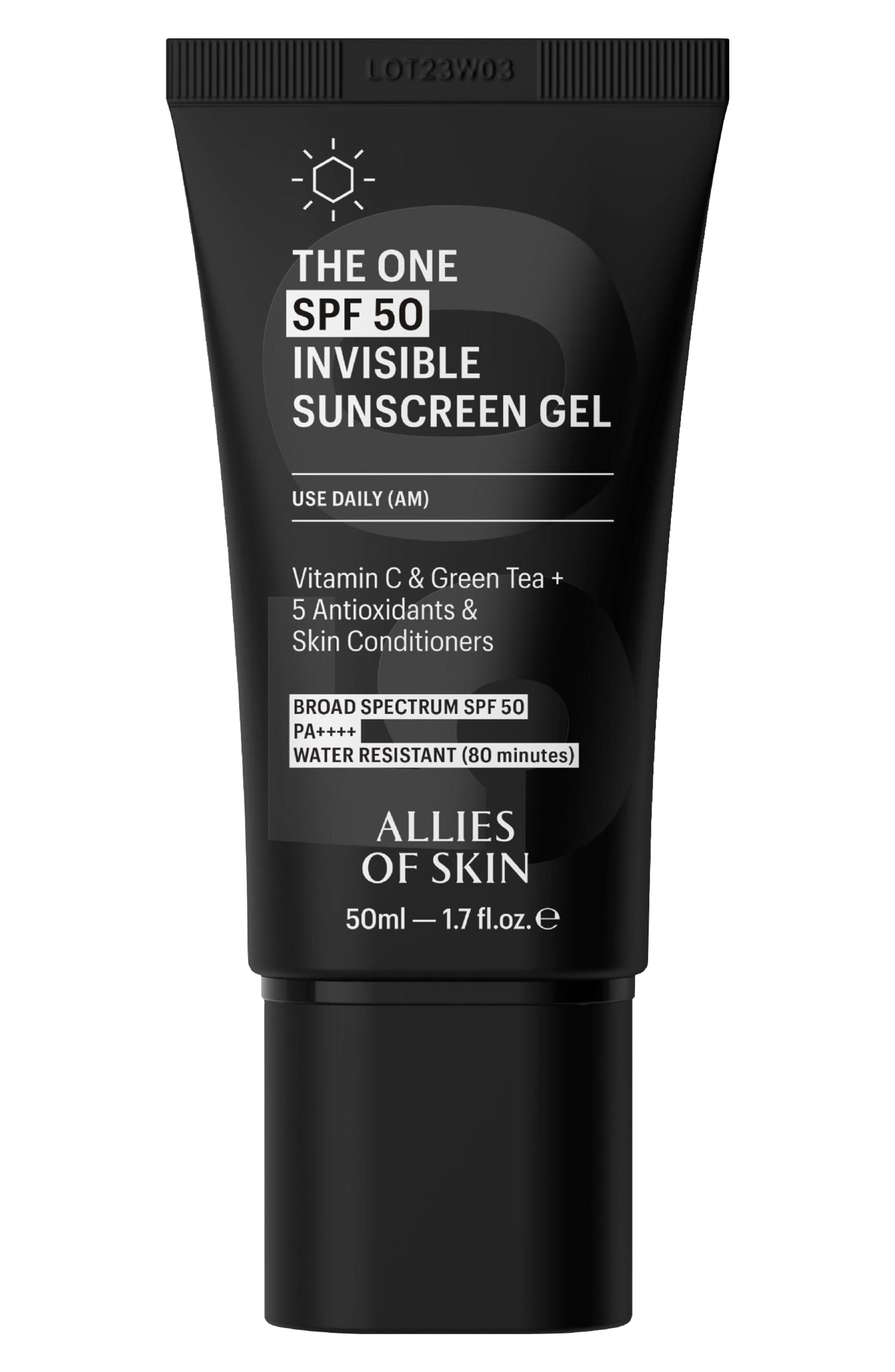 ALLIES OF SKIN THE ONE SPF 50 日焼け止め50ml The One SPF 50 Invisible Gel Sunscreen (Women) | Nordstrom