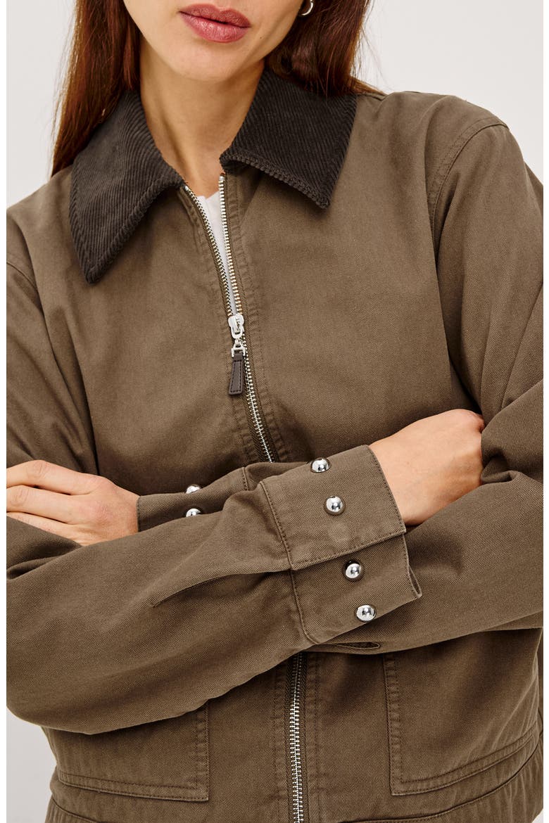 Redding Studded Utility Jacket, Alternate, color, BRONZE