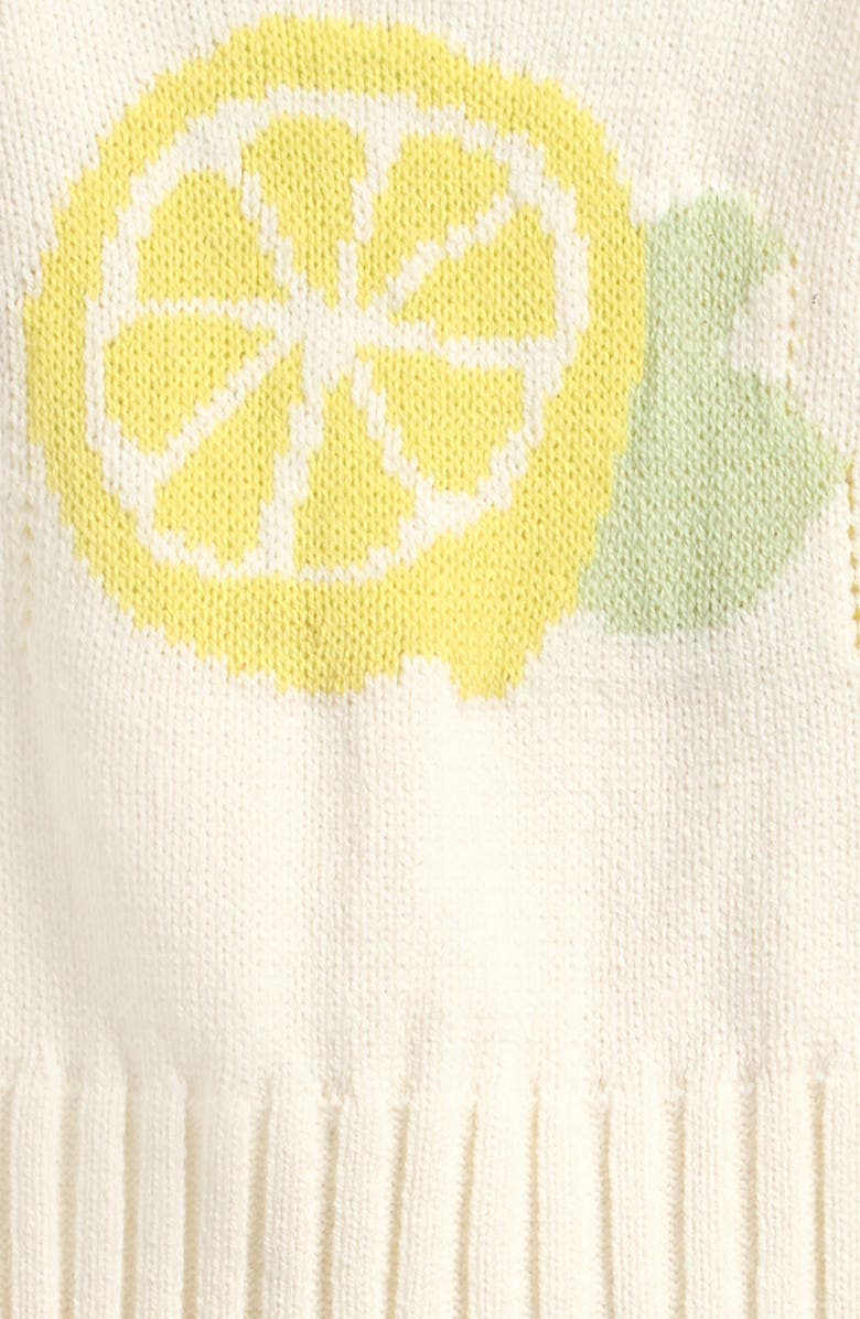 Freshman Kids' Lemon Knit Tank, Alternate, color, Ivory Lemon