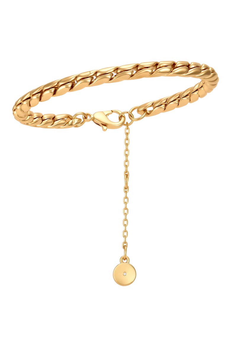 Crystal Bar Chain Bracelet, Main, color, GOLD