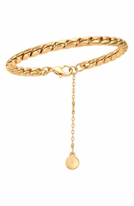 Crystal Bar Chain Bracelet