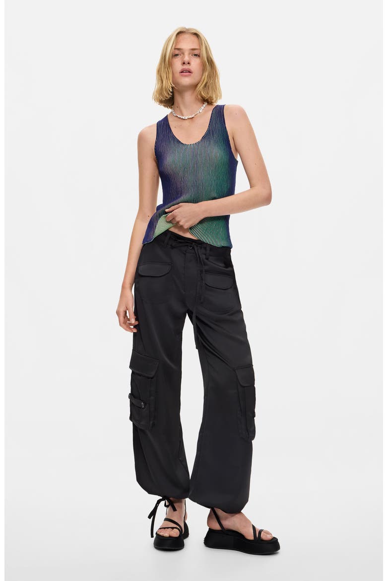 Gradient Rib Tank, Alternate, color, BLUE