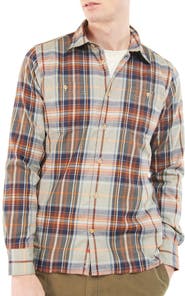 Barbour Waterfoot Thermo Weave Plaid Button-Up Shirt