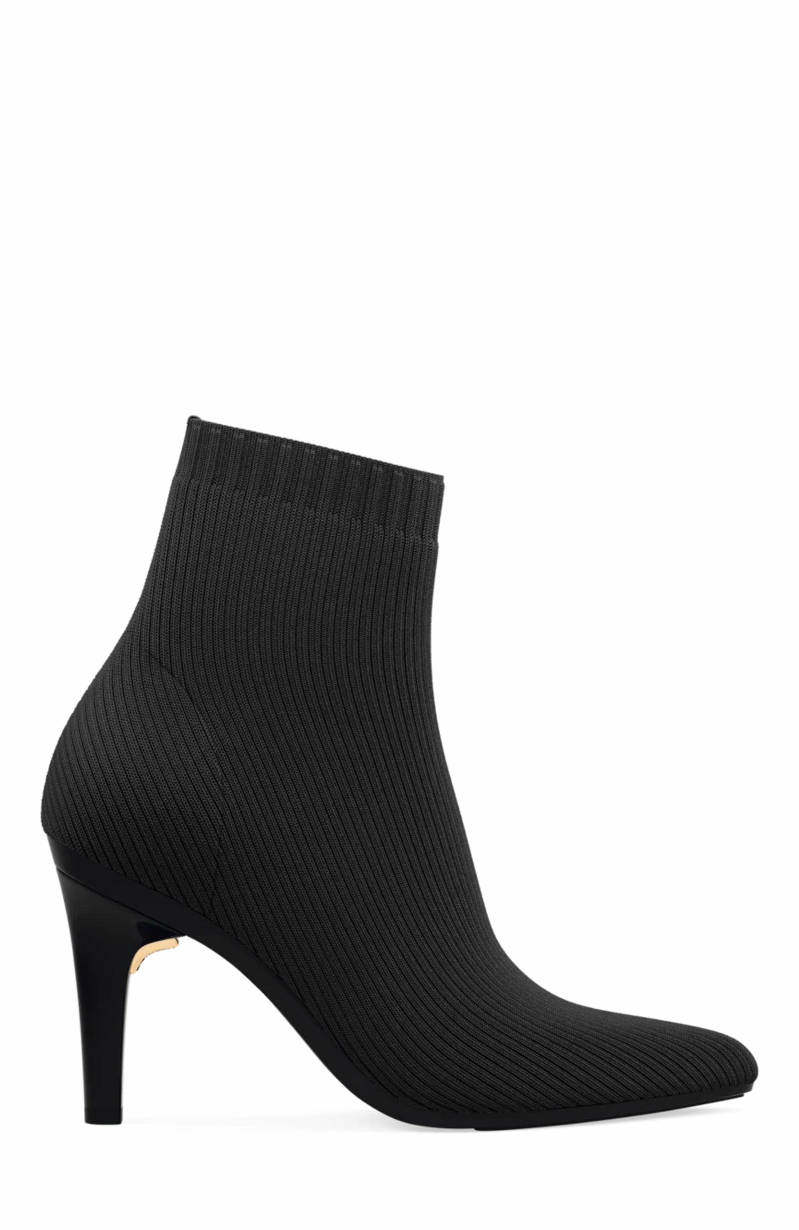 Pashion Footwear The Bootie 4" Stiletto Heel, Alternate, color, Coal Knit