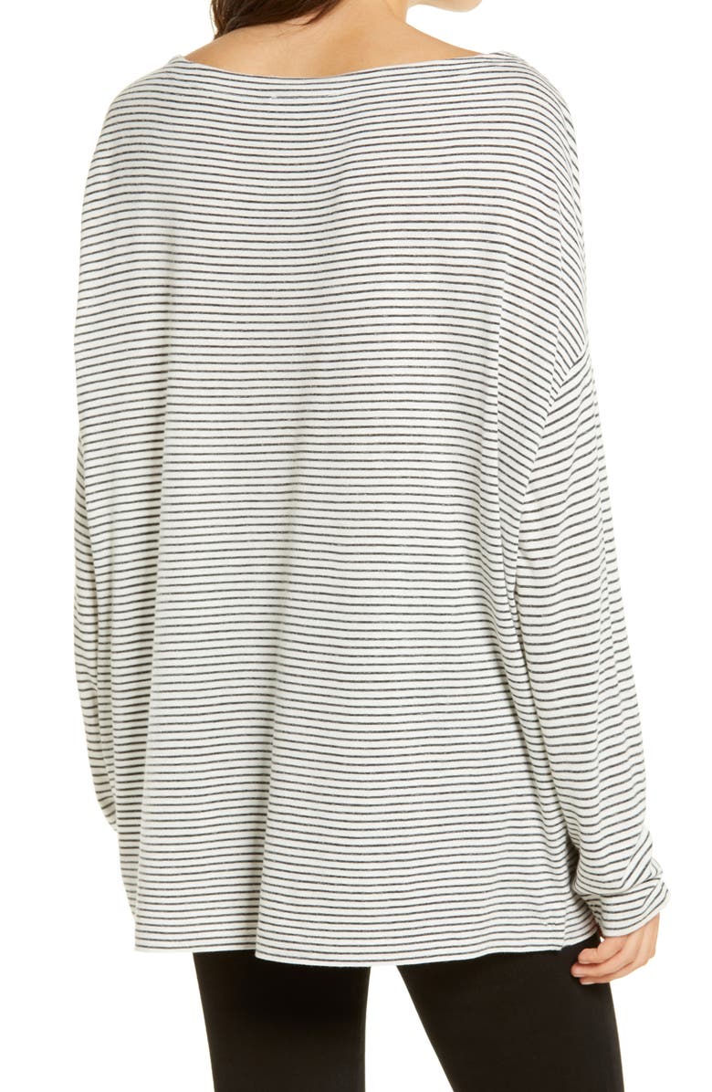 AllSaints Rita Stripe Top, Alternate, color, 