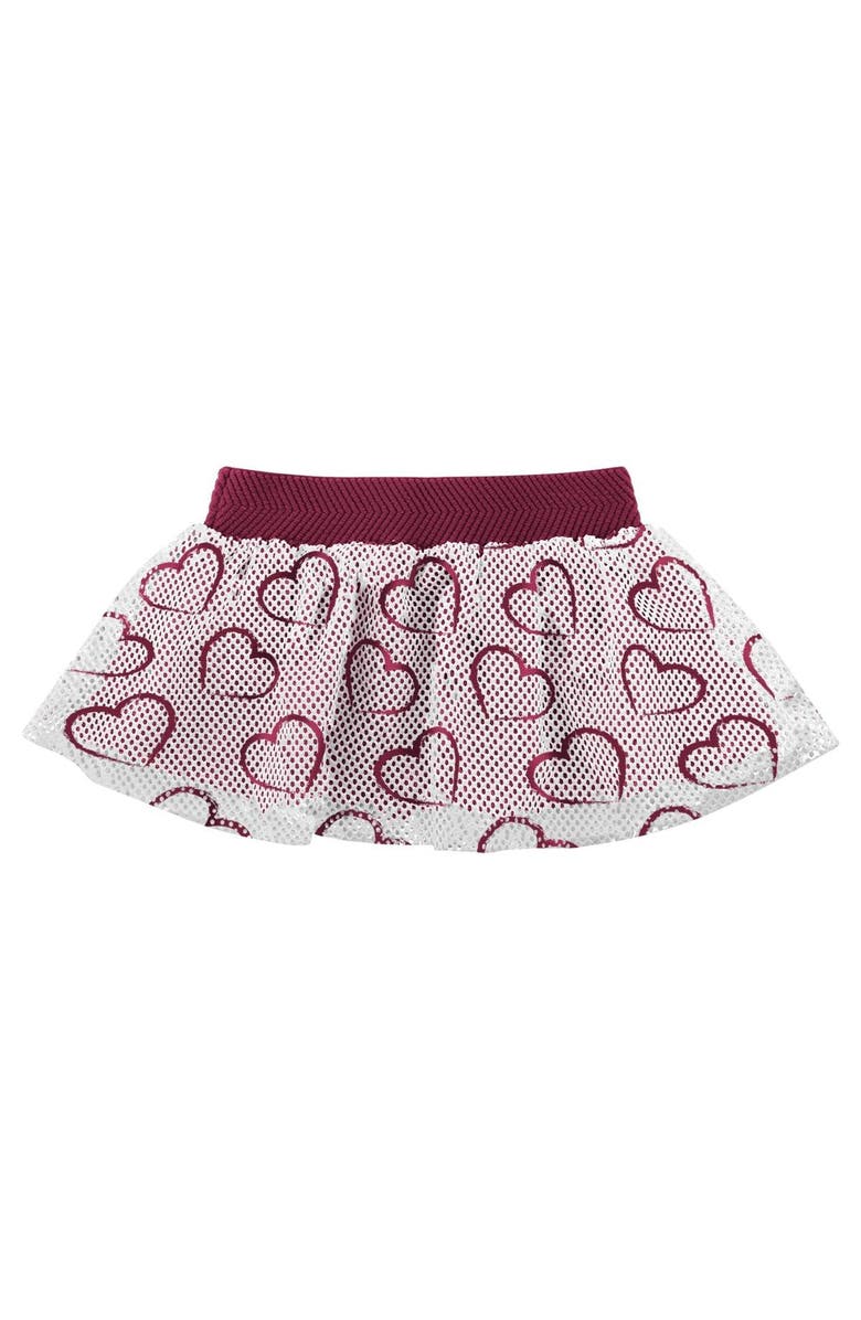 Outerstuff Girls Newborn Heather Gray Minnesota Golden Gophers All Dolled Up Bodysuit, Skirt & Bootie Set, Alternate, color, Heather Gray