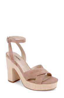 Sandrine Ankle Strap Platform Sandal