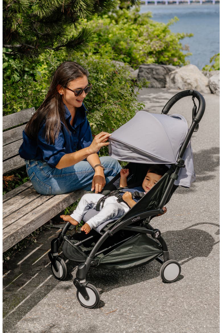 YOYO² Stroller Bundle, Alternate, color, BLACK FRAME WITH STONE