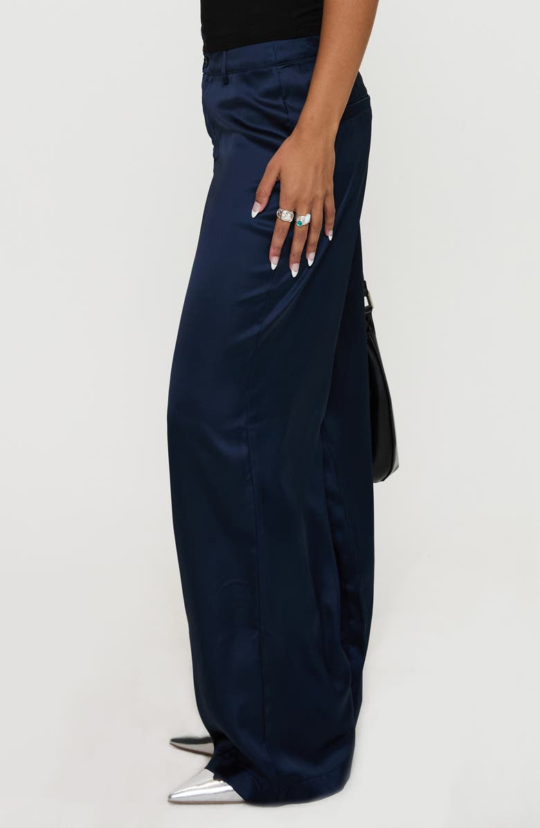 Princess Polly Alaina Satin Wide Leg Pants, Alternate, color, 