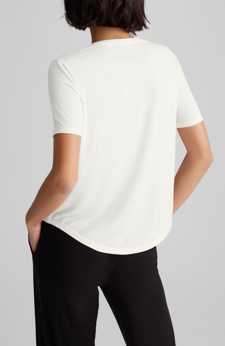 Tommy John Second Skin Sleep Pocket T-Shirt, Alternate, color, Coconut Milk