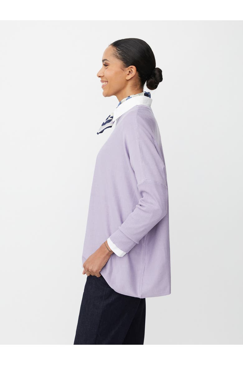 Mafanasi Round Neck Oversized Top, Alternate, color, WISTERIA