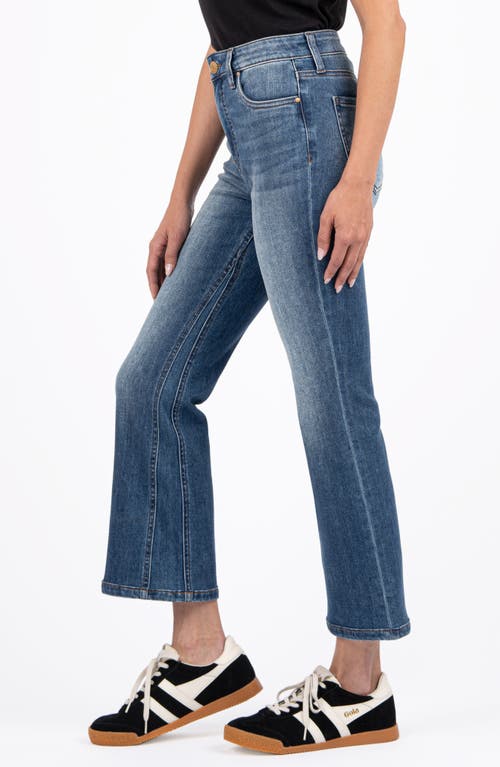 Kut From The Kloth Kelsey Fab Ab High Waist Ankle Kick Flare Jeans In Miracles
