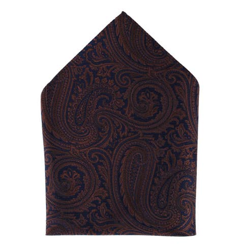Sobee Paisley Silk Pocket Square
