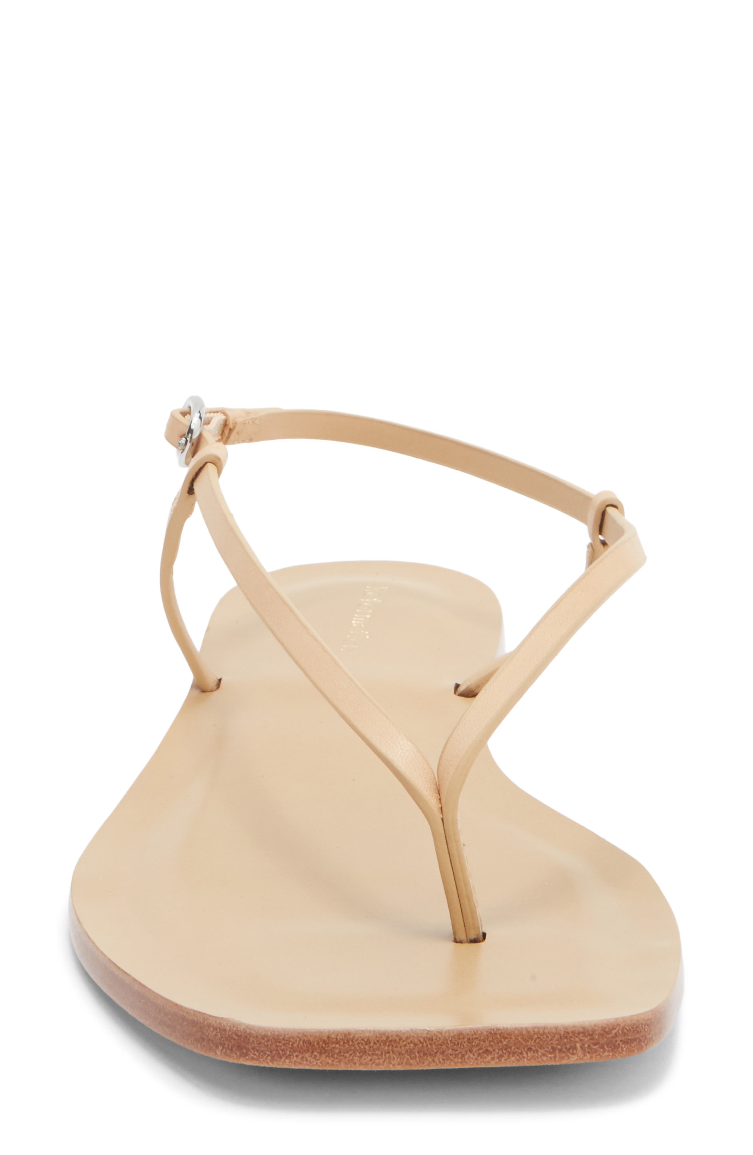 Reformation Vincenza Sandal, Alternate, color, Porcini Leather