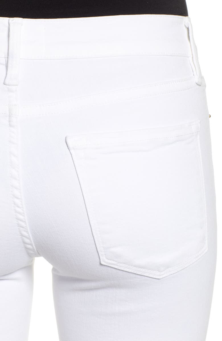 FRAME Le Color Crop Skinny Jeans, Alternate, color, Blanc