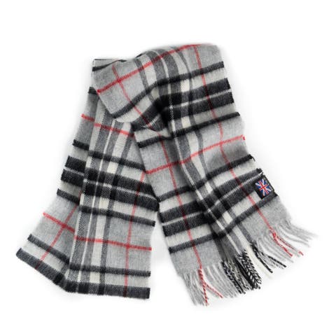Merino Lambswool Tartan Scarf
