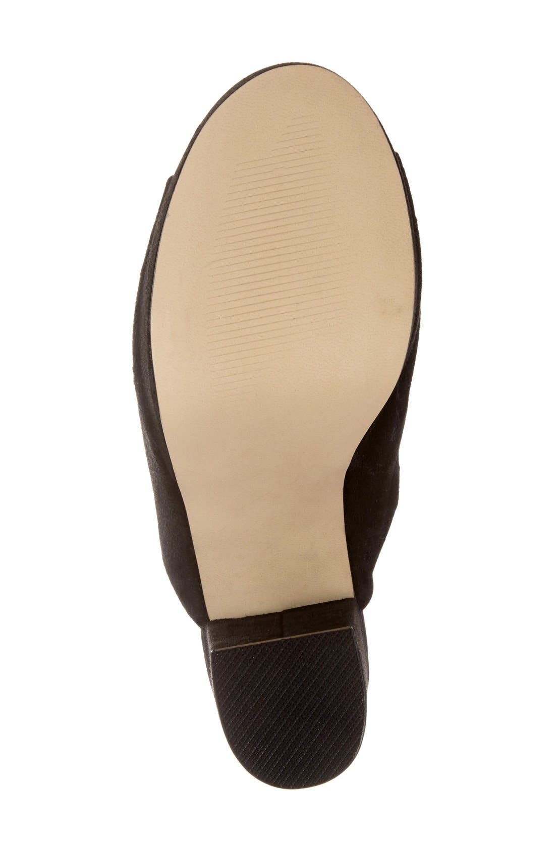 'Stonnes' Platform Sandal, Alternate, color, BLACK SUEDE
