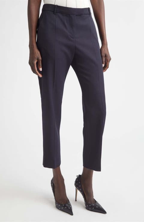 Wool Cigarette Trousers