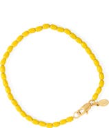 Clare V. Enamel Barrel Chain Bracelet