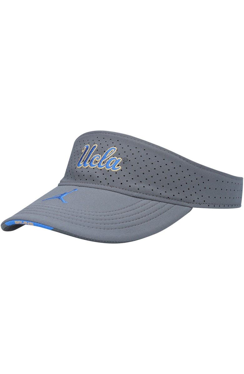Jordan Brand Men's Jordan Brand Gray UCLA Bruins 2021 Sideline Performance Visor, Main, color, Gray