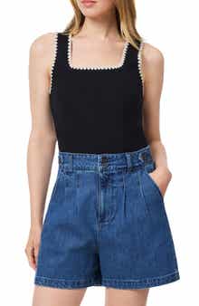Scotch & Soda Embroidered Trim Sweater Tank