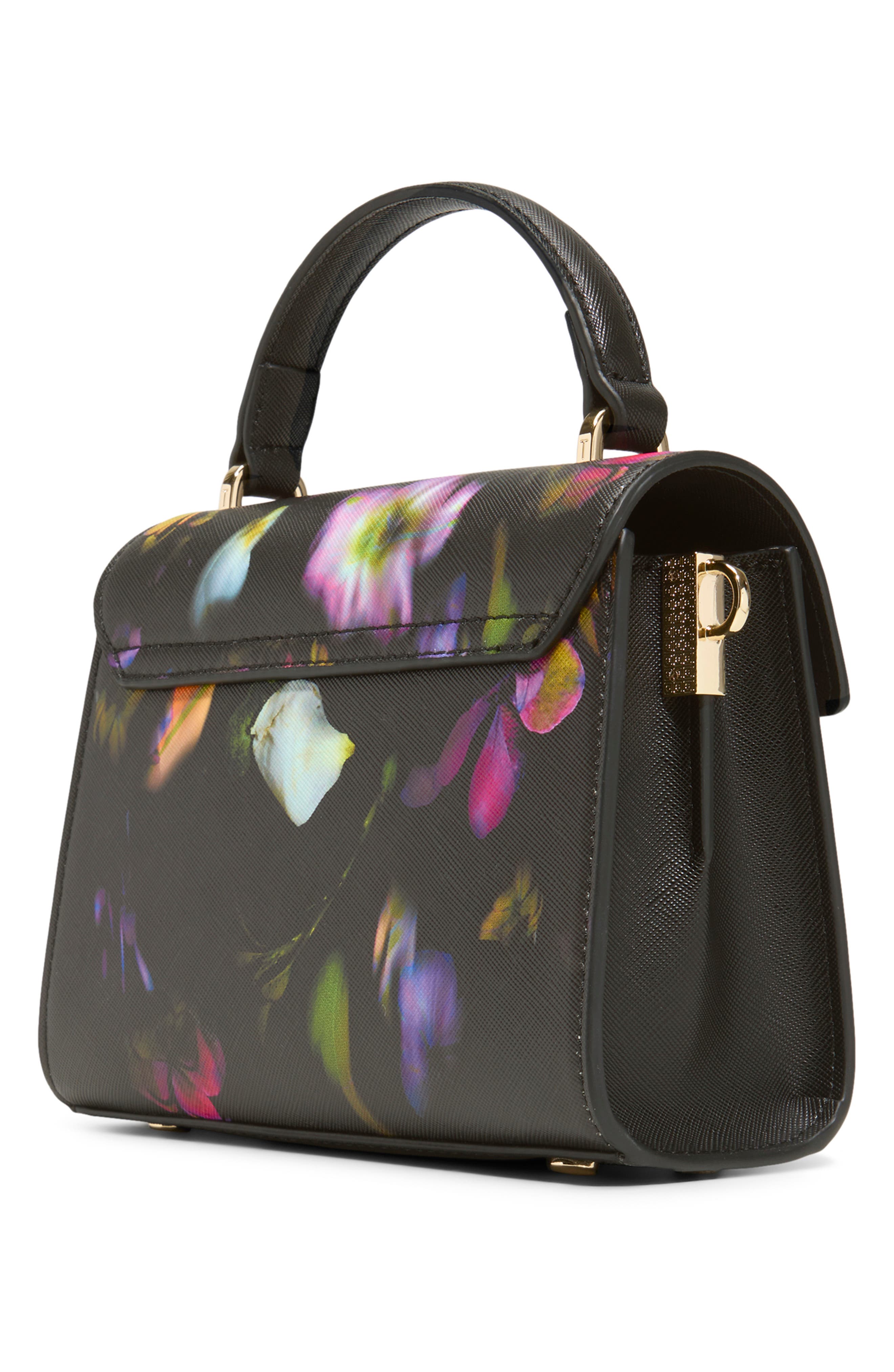Ted Baker Lili Top Handle Satchel, Alternate, color, Trailing Flower