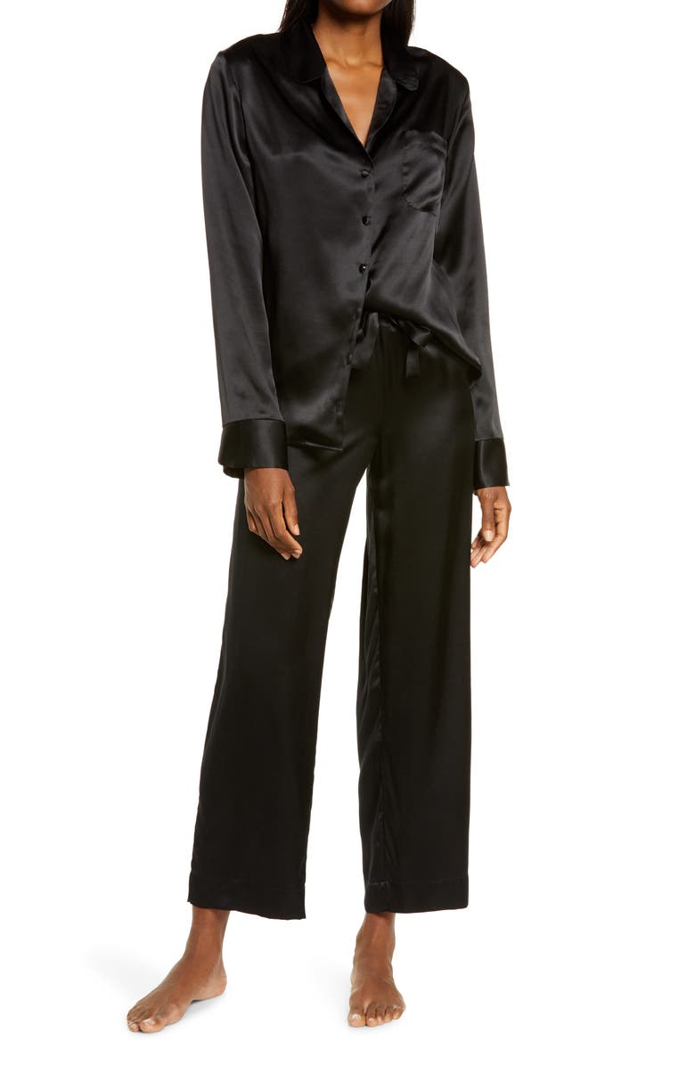 Nordstrom Washable Silk Pajamas, Main, color,